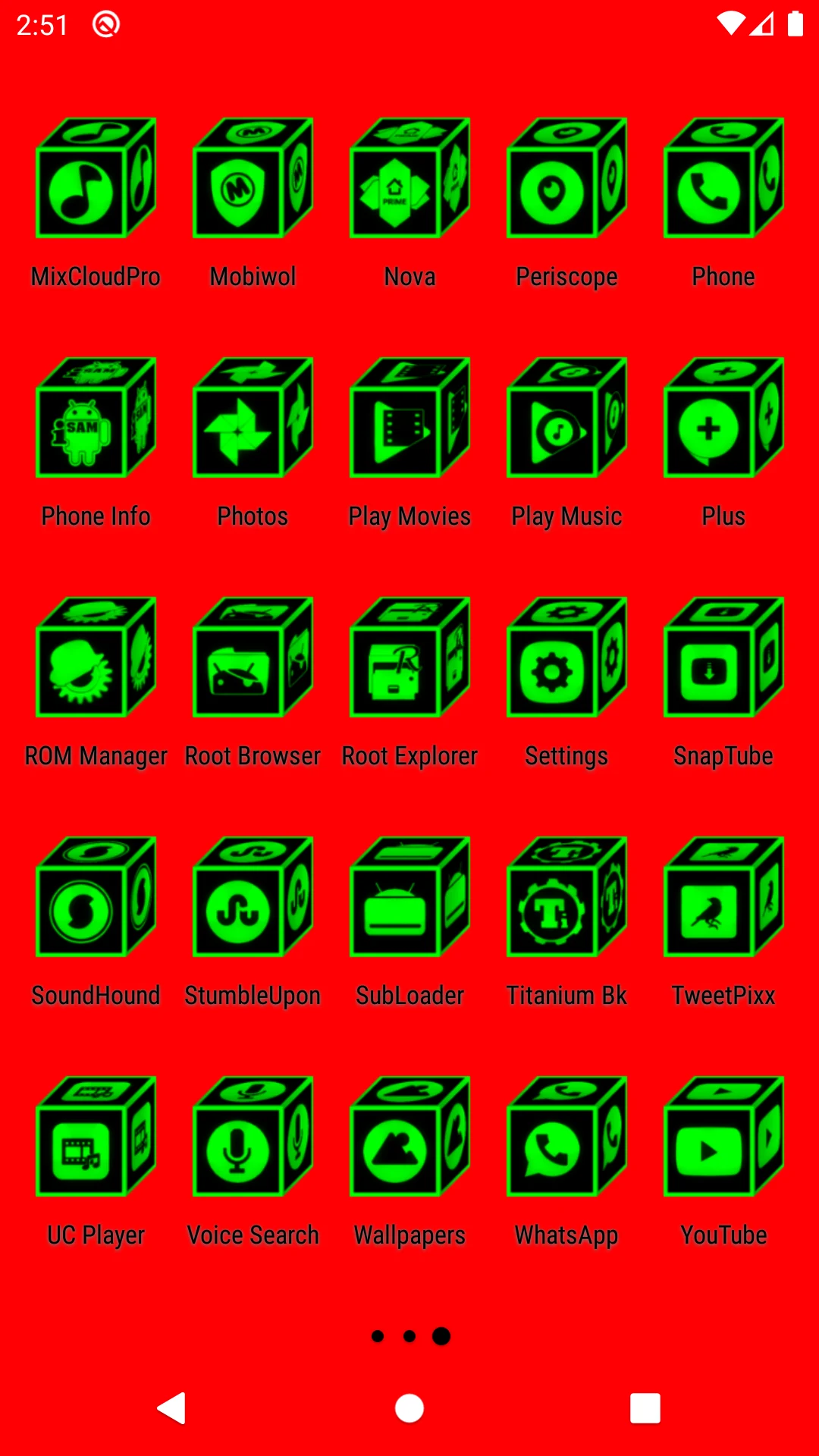 3D Flat Green Icon Pack screenshot