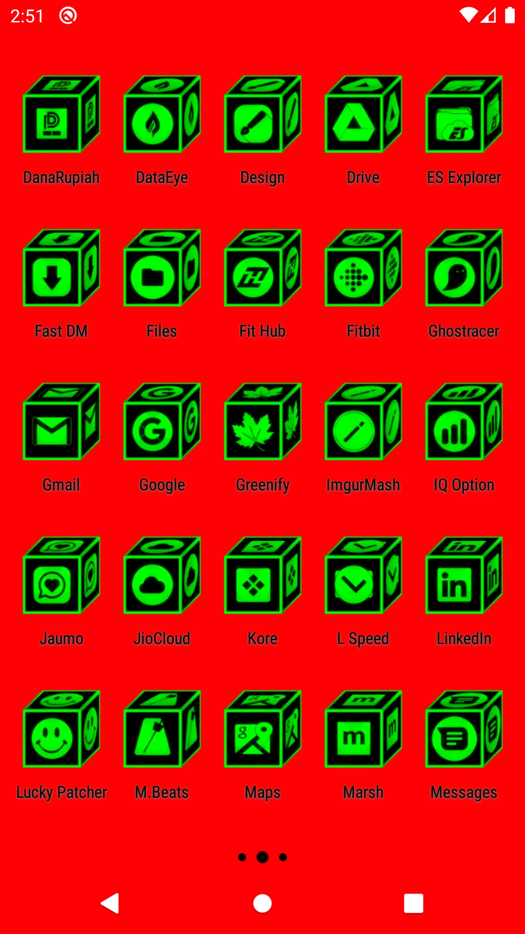 3D Flat Green Icon Pack screenshot